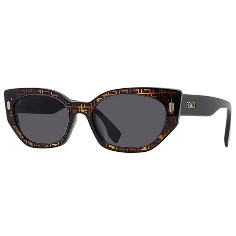 fendi 40018i|FENDI FE40018I 55A FF Havana/Smoke 54.